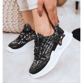 women`s sneakers lami black dstreet σε προσφορά