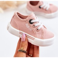  children`s low sneakers big star jj374161 pink