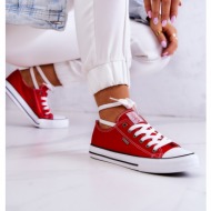  women`s classic sneakers cross jeans jj2r4010c red
