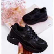 children`s sport shoes sneakers black kizzie