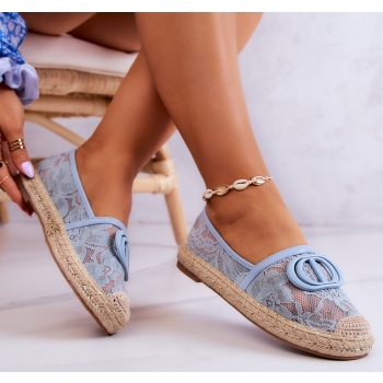 women`s lace espadrilles with σε προσφορά