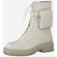  cream ankle boots tamaris - women