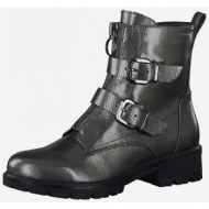  dark grey ankle boots with tamaris buckles - women