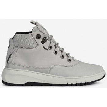 light grey women`s ankle leather