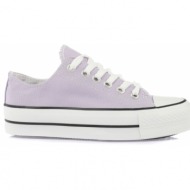 trendyol lilac women`s sneaker