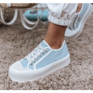  women`s sneakers elida blue dstreet zy0145