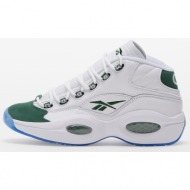  reebok question mid ftw white/ pine green/ ftw white