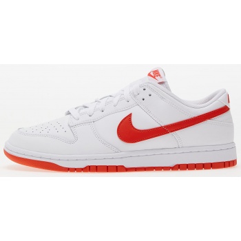 nike dunk low retro white/ picante red σε προσφορά