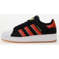  adidas superstar xlg core black/ preloveded red/ gold metallic