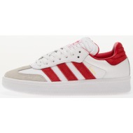  adidas samba xlg ftw white/ better scarlet/ clear granite