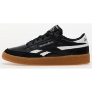  reebok club c revenge vintage black/ white/ gum