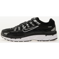  nike p-6000 black/ black-white-metallic silver