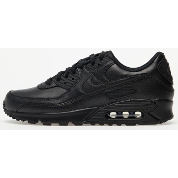 nike air max 90 leather black / black