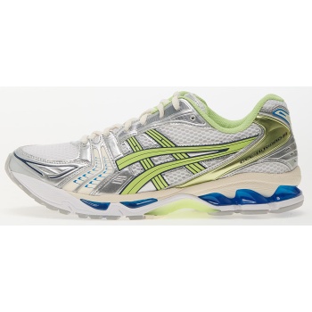 asics gel-kayano 14 white/ lime green σε προσφορά