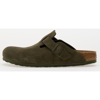 birkenstock boston suede leather thyme σε προσφορά