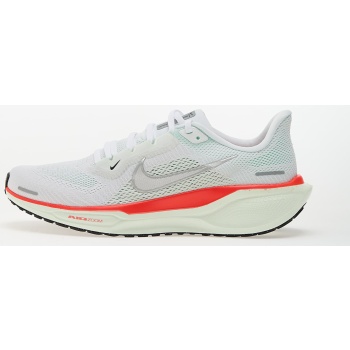 nike air zoom pegasus 41 white/ mtlc