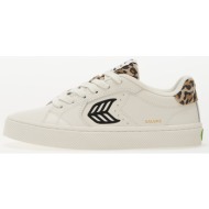  cariuma w salvas white/ leopard print
