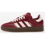  adidas samba xlg noble maroon/ core white/ gum5