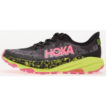 hoka® w speedgoat 6 black/ neon hoka σε προσφορά