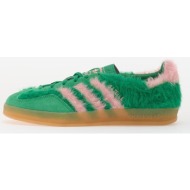  adidas gazelle indoor w green/ glow pink/ gum