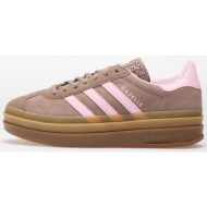  adidas gazelle bold w trace brow/ clear pink/ earth strata
