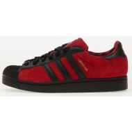  adidas superstar ii better scarlet/ core black/ mate gold