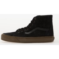  vans sk8-hi tapered hairy suede black/ gum