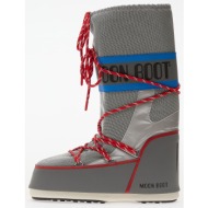  moon boot icon space racing silver/ blue/ red