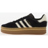  adidas gazelle bold w core black/ crew white/ gold metallic
