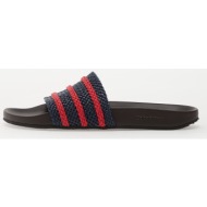  adidas x wales bonner adilette night indigo/ better scarlet/ dark brown