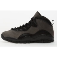 air jordan 10 retro charred grey/ true red-black