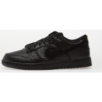 nike dunk low black/ black-metallic σε προσφορά