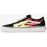  vans old skool (flame) black/ black/ true white