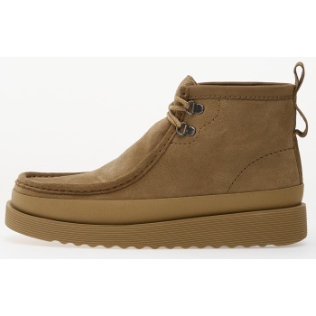 clarks wallabeeftr2hi dark sand suede σε προσφορά