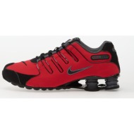  nike shox nz university red/ black-dark grey