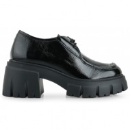  γυναικεία lace-up shoes tsakiris mallas 670 carolina 6-1 μαύρο βέρνι r11006704007