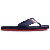  ανδρικές σαγιονάρες tommy hilfiger comfortable beach sandal fm0fm04473 dw5 μπλε