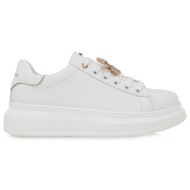  γυναικεία sneakers renato garini butterfly λευκό λευκό κροκό s119r706225p
