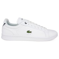  ανδρικά δερμάτινα sneakers lacoste carnaby pro 45sma0110042 λευκά