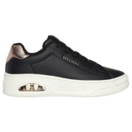  γυναικεία ανατομικά sneakers skechers uno court courted 177700-blk μαύρα