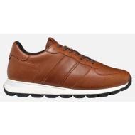  ανδρικά ανατομικά δερμάτινα sneakers geox spherica u4612b 000cl c9999 ταμπά