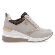  γυναικεία sneakers renato garini 34-41ex92 off white στάμπα t119r19237a0