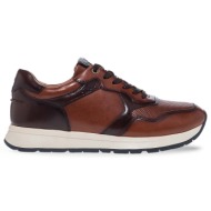  ανδρικά δερμάτινα ανατομικά sneakers tamaris 1-13602-42 305 cognac