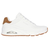  ανδρικά ανατομικά sneakers skechers suited on air 183004-wht λευκά