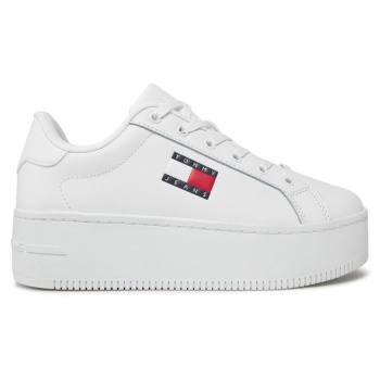 γυναικεία δερμάτινα sneakers tommy