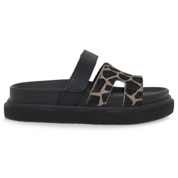 γυναικεία δερμάτινα flatforms exe σε προσφορά