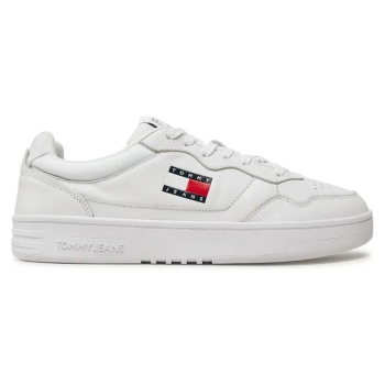 ανδρικά δερμάτινα sneakers tommy σε προσφορά