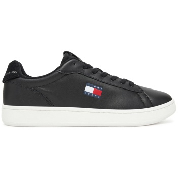 ανδρικά δερμάτινα sneakers tommy σε προσφορά