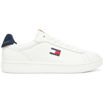 ανδρικά δερμάτινα sneakers tommy σε προσφορά