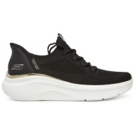  γυναικεία ανατομικά sneakers skechers 117617/blk μαύρα